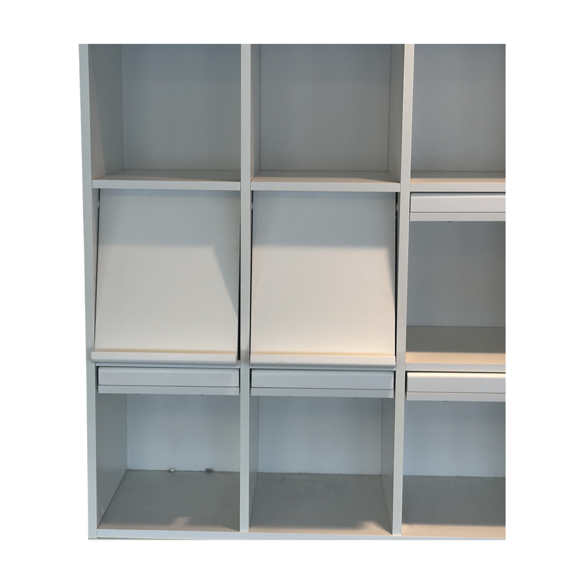 (92x40x184) primaoffice slagdørskap i hvit