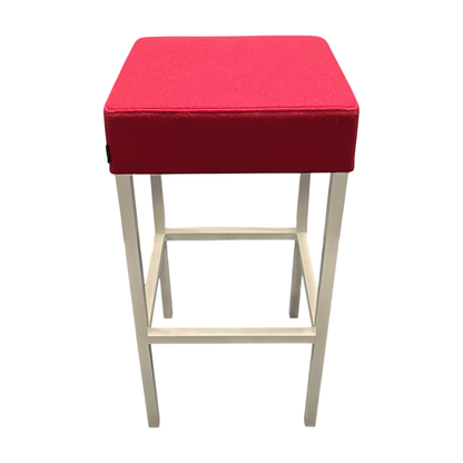 Barkrakk fra Pedrali i rosa, uten rygg