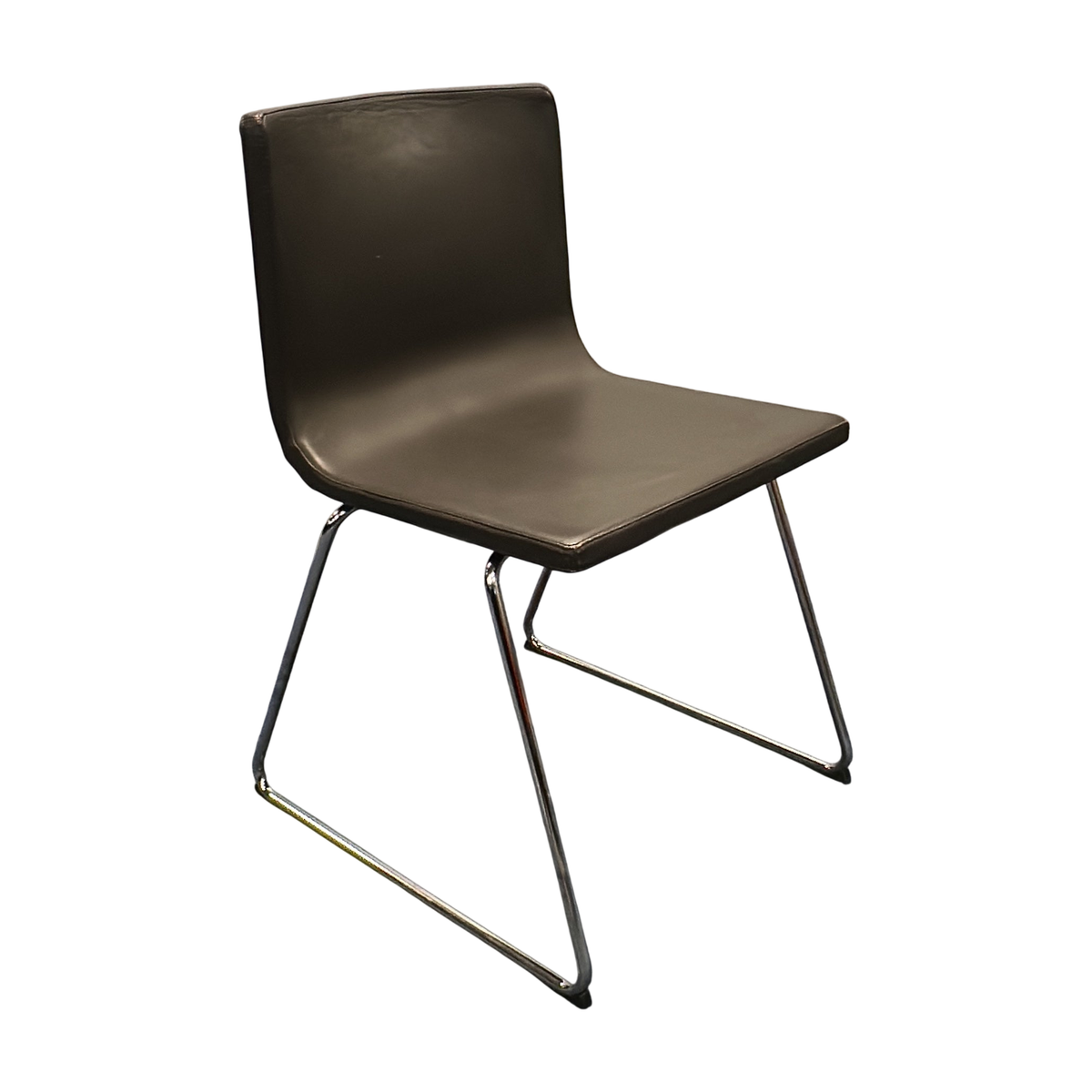 Bernhard stol fra IKEA i brun, skinn
