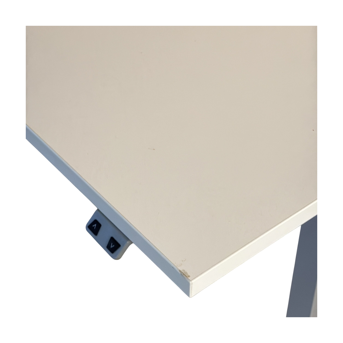(160x80) el hev/senk skrivebord i hvit