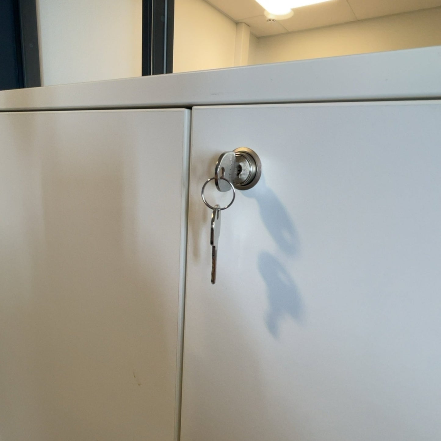 (80x50x162) Haugstad skap i hvit