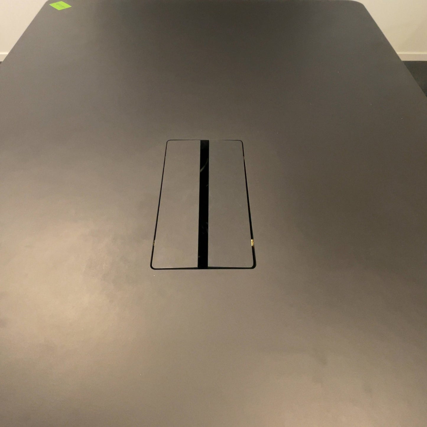 (200x120) Fora Form Kvart møteromsbord i svart