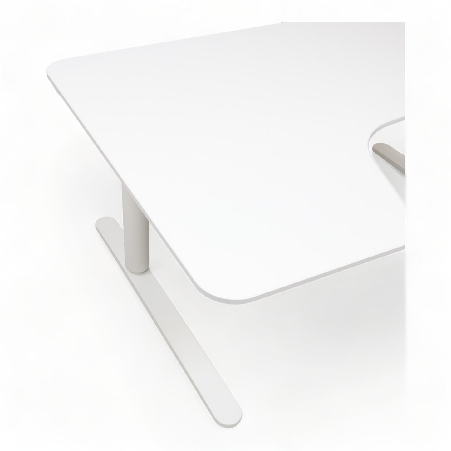 (160x110) IKEA Bekant el hev/senk i hvit