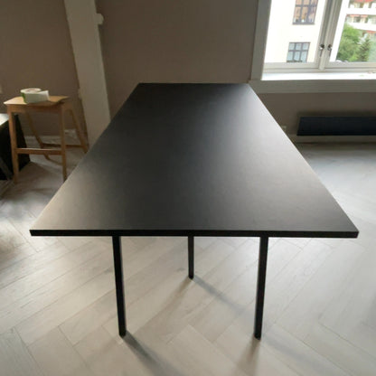 (200x90) LOOP STAND spisebord fra HAY i svart