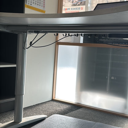 (155x70) Linak skrivebord i grå