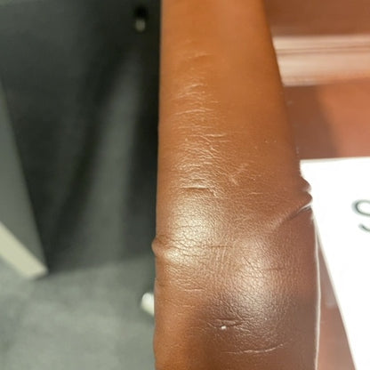 Charley møtestol fra Sarpsborg metall i brun