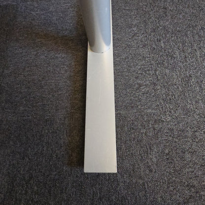 (200x100) Switch møtebord i hvit, tønneformet plate