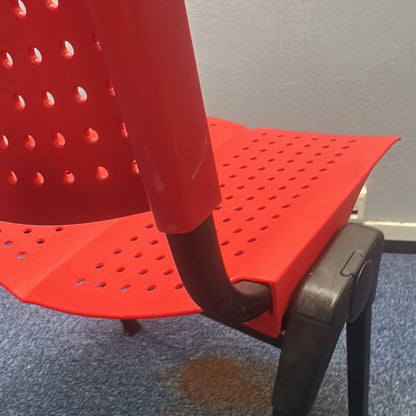 Conventio W 9811 møtestol fra HÅG i rød