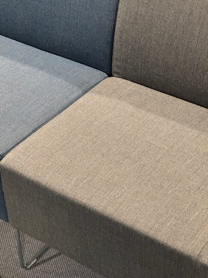 VAD Pivot sofa i fire moduler, flerfarget