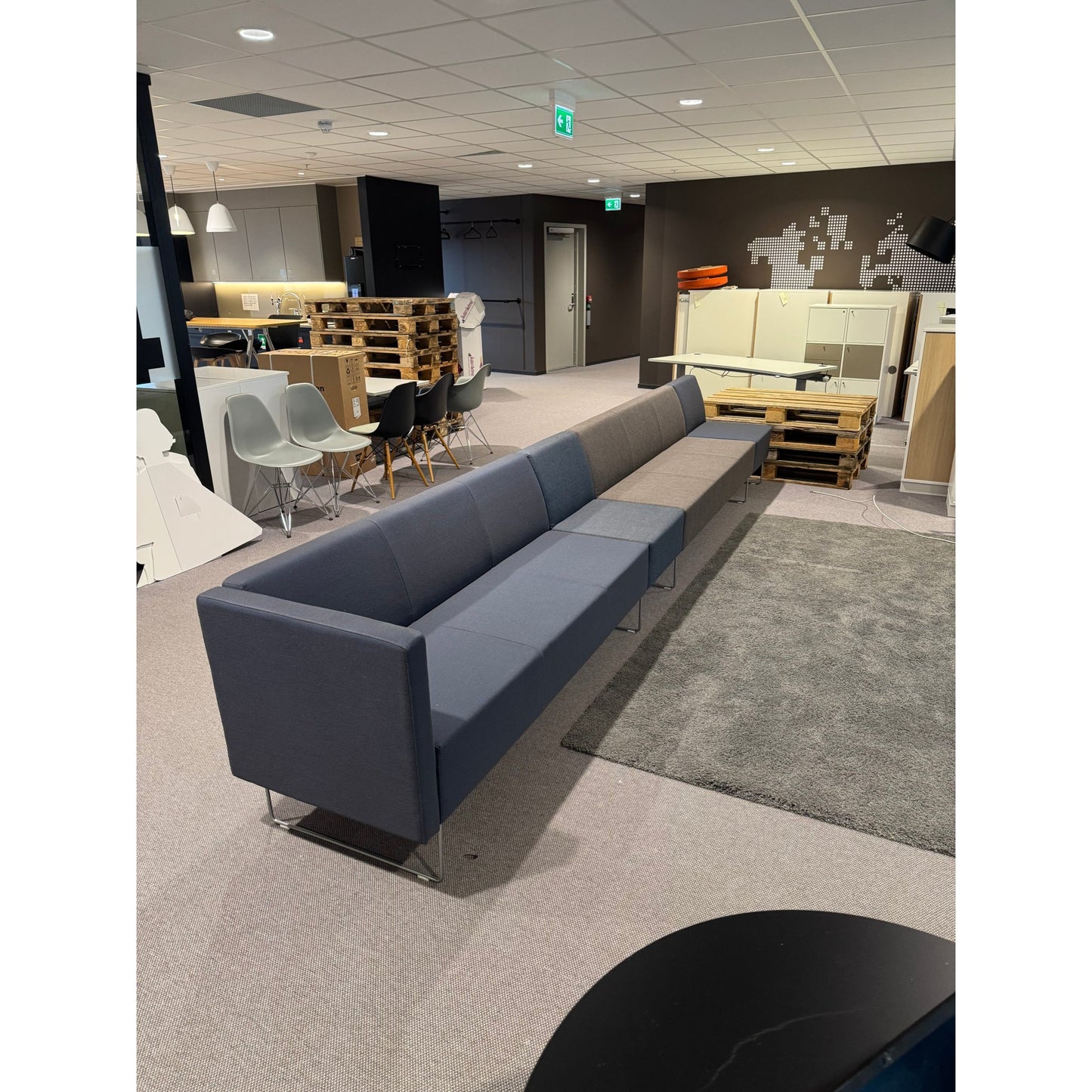 VAD Pivot sofa i flerfarget