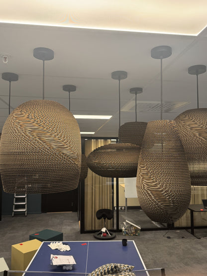 Scraplight Drop 18 pendel fra Graypants i brun (7 skjermer)