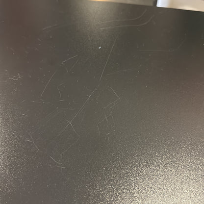 (60x60) ErgoFinland ET1650WH hev/senk-bord i svart, på hjul