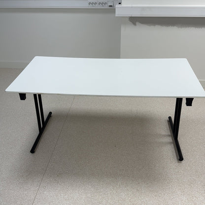 (160x80) sammenleggbart bord i hvit