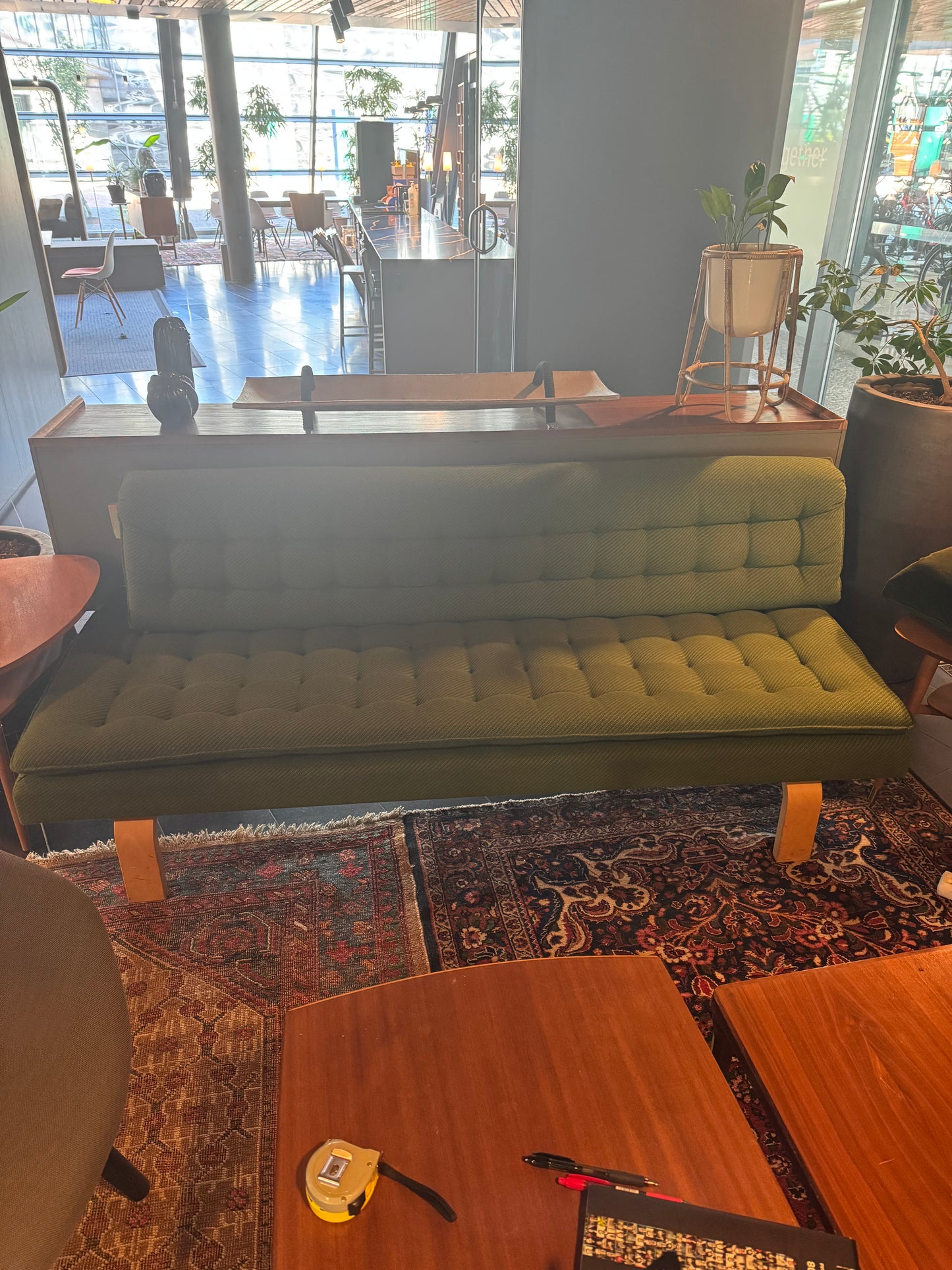 Sofa i grønn