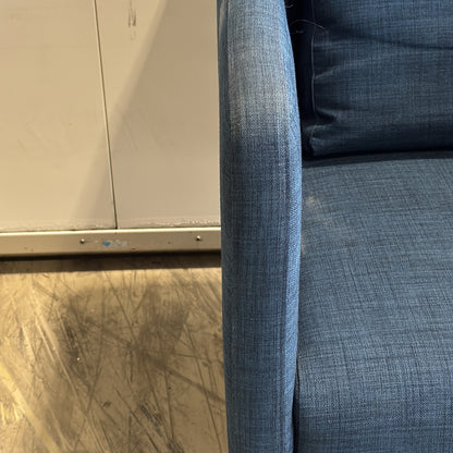 EKERÖ Lenestol fra IKEA i blå, løs ryggpute