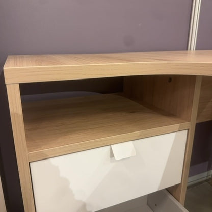 (150x100) Tvilum Fuction Plus skrivebord i lyst tre