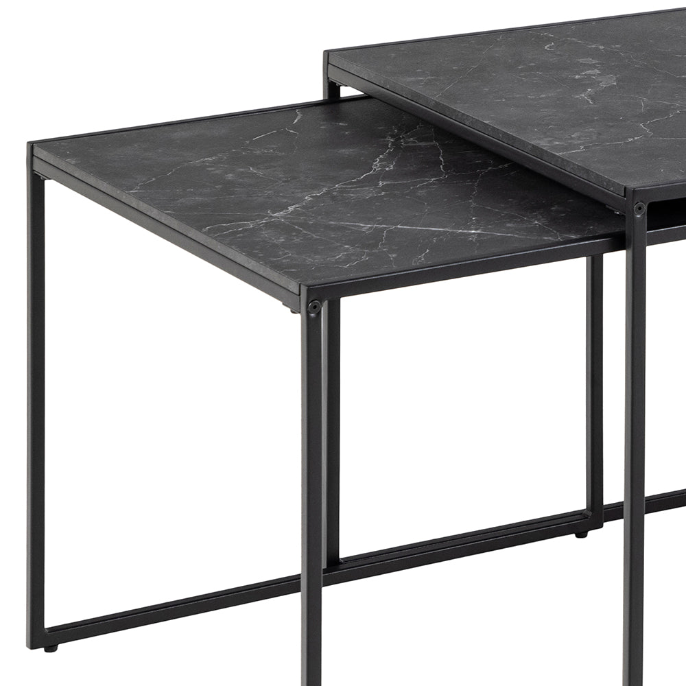 (120x60) A-Møbler Infinity sofabord i svart