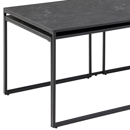 (120x60) A-Møbler Infinity sofabord i svart