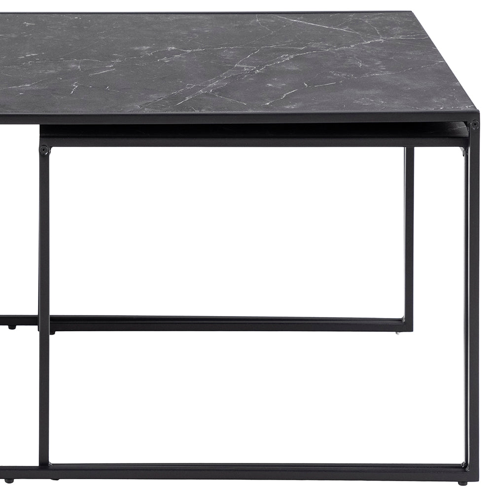 (120x60) A-Møbler Infinity sofabord i svart
