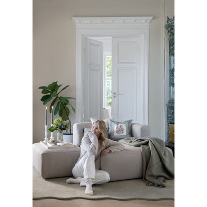 Juno Modul hjørne beige - 93x93x73 cm fra Kid, slitesterkt tekstil