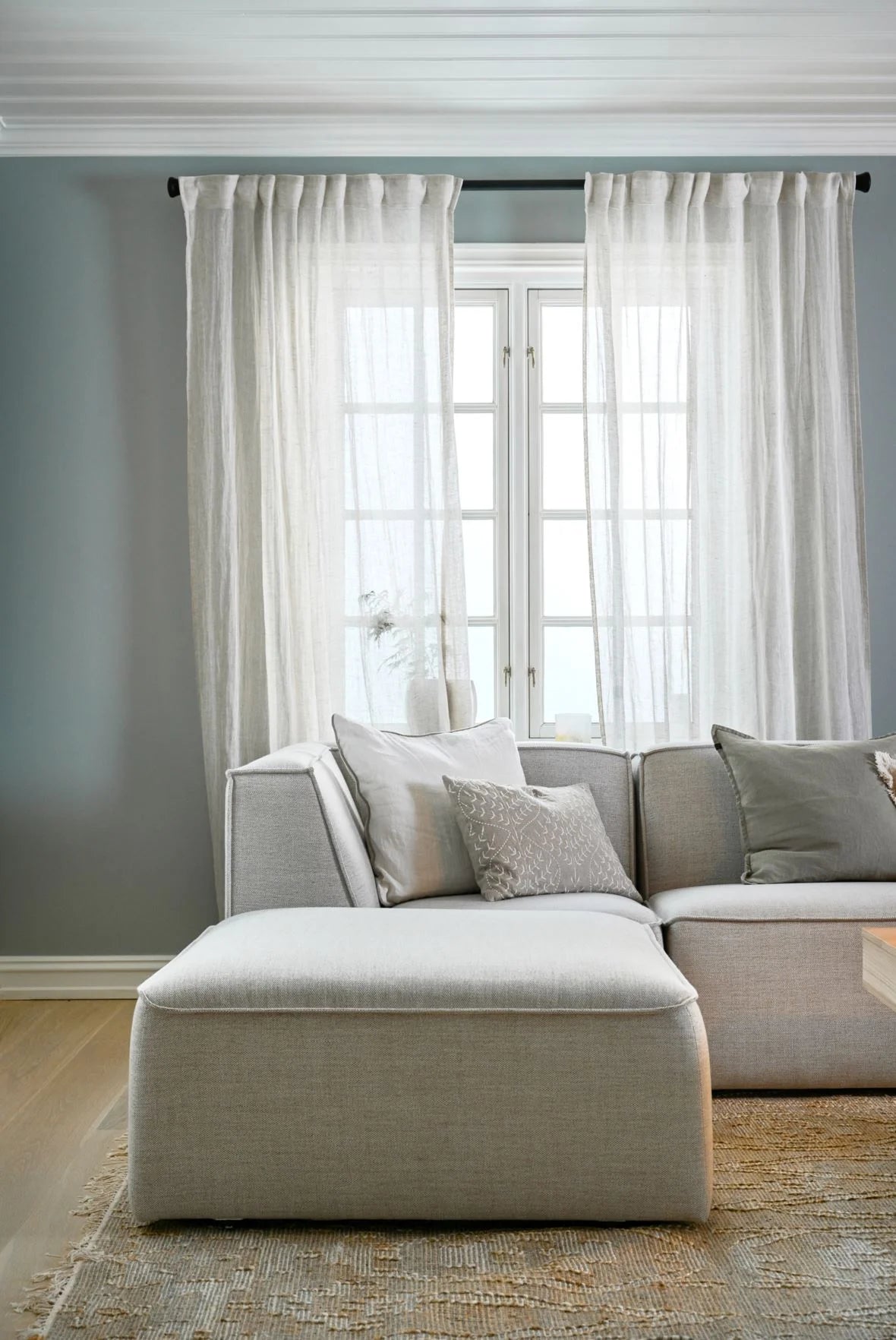 Isa Modulsofa hjørne natur - 90x93x73 cm