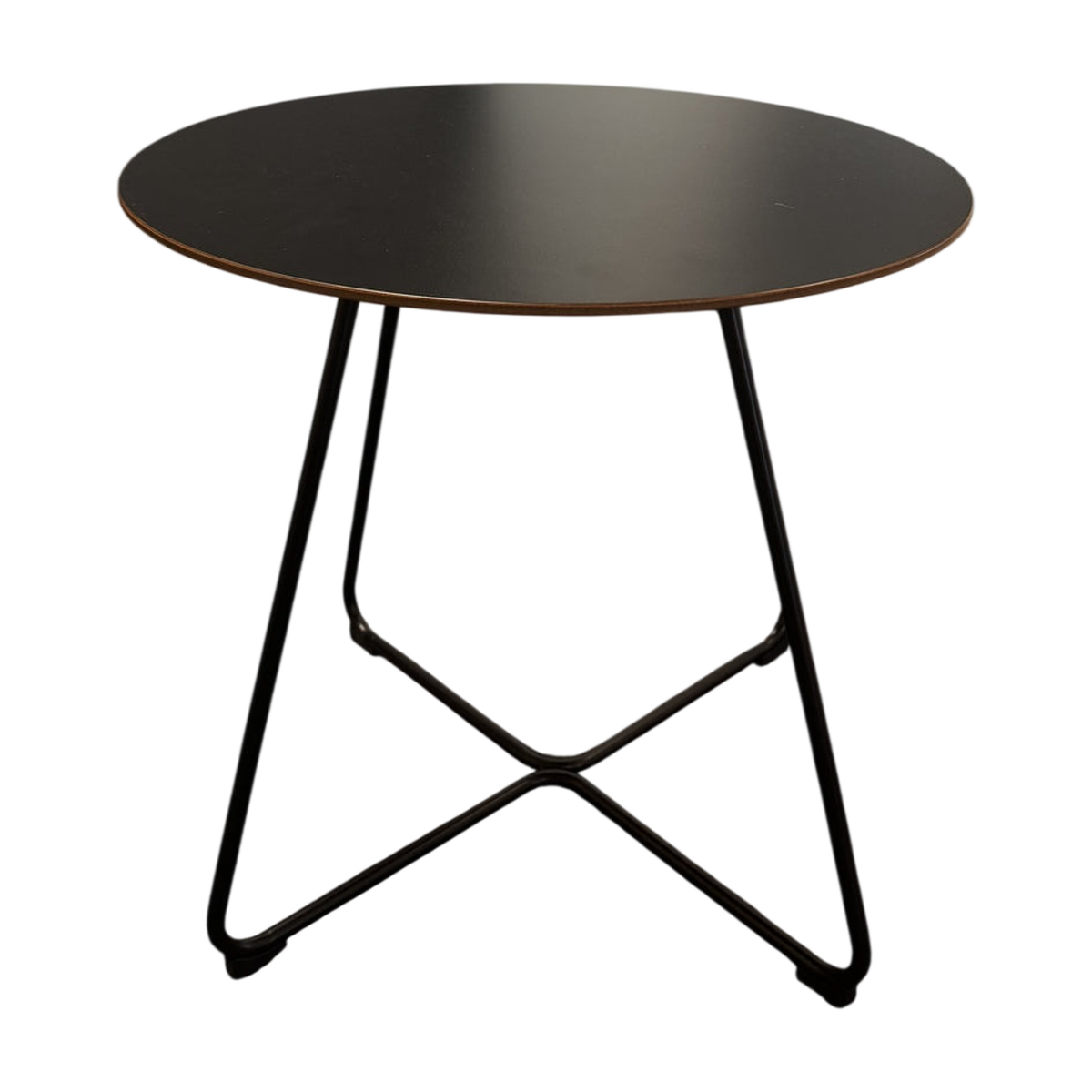 (Ø50) Johanson Design sidebord i svart, metallstativ