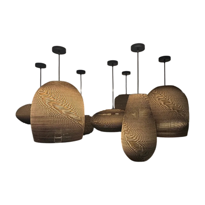 Scraplight Drop 18 pendel fra Graypants i brun (7 skjermer)