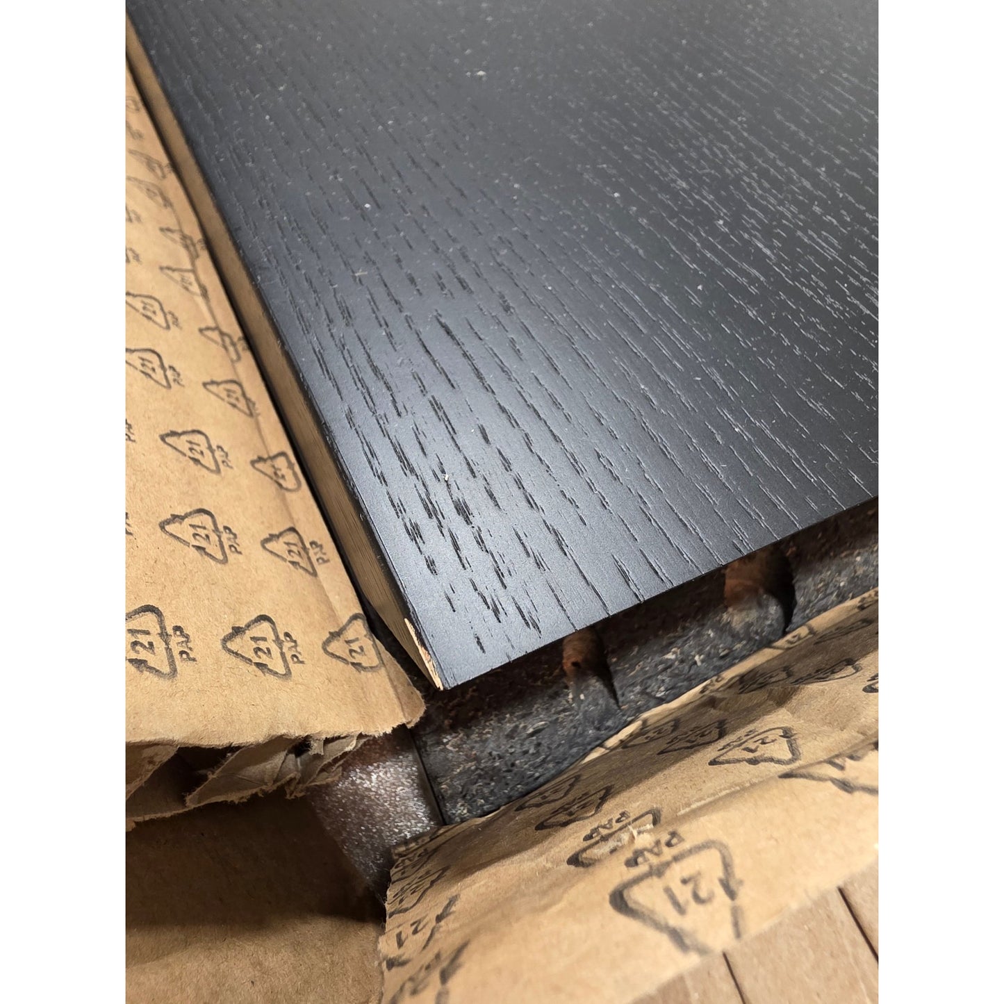 Ellie sofabord, Forms & Objects, svart - 56x120x45 cm