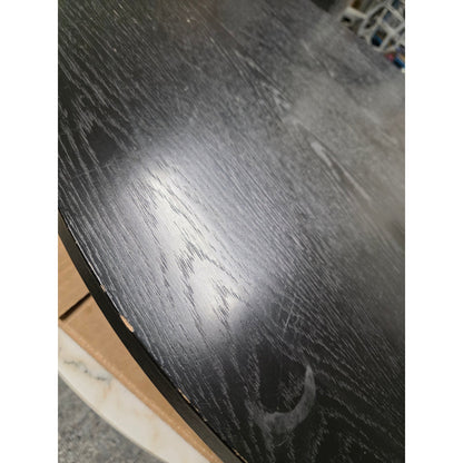 Fiola stuebord fra A-Møbler, svart eik, Ø45 cm