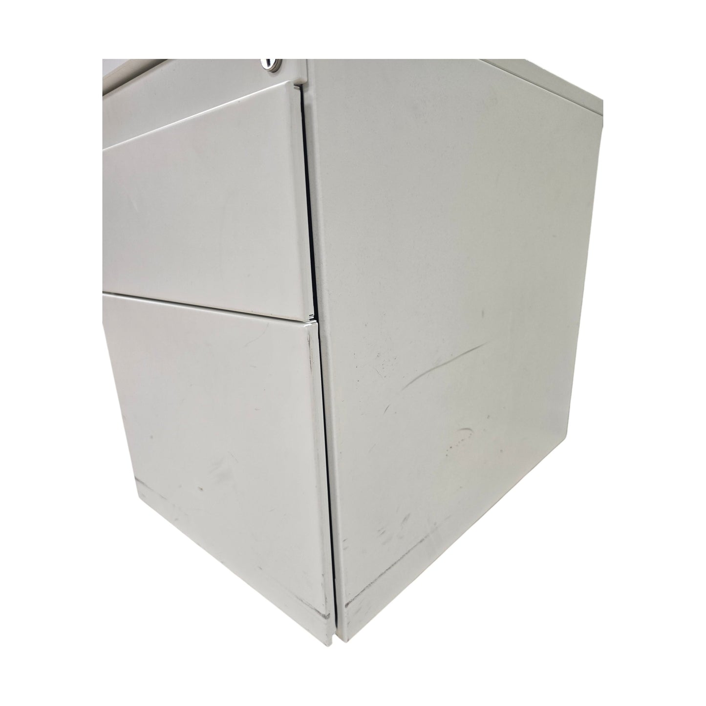 Skuffeseksjon i hvit