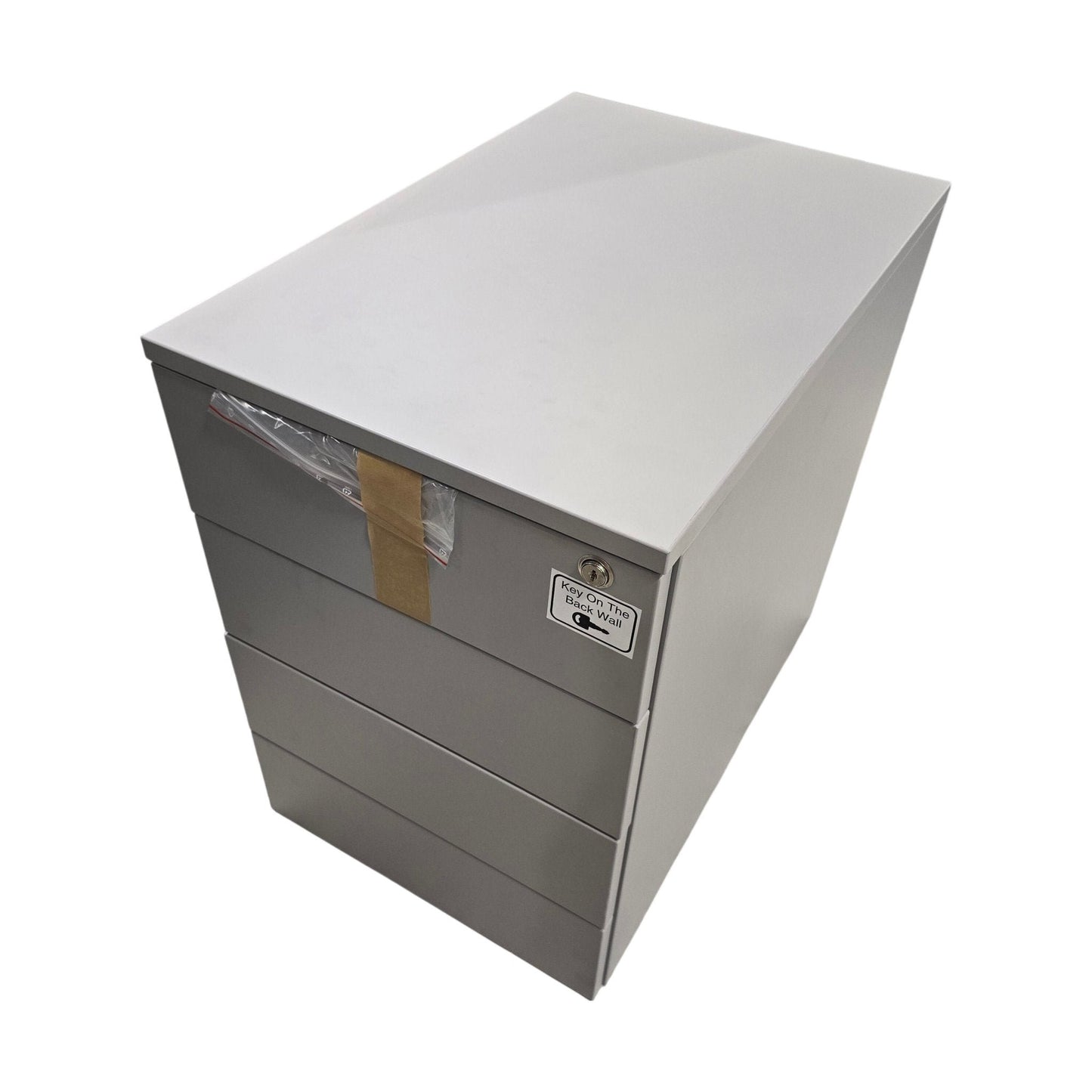 Skuffeseksjon FLEXUS, 3 skuffer, grå