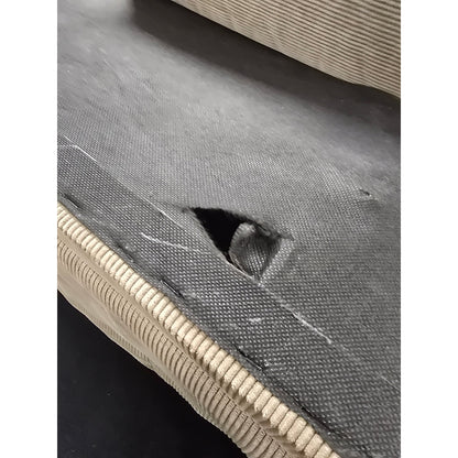 Emerson sofa med sjeselong fra A-Møbler, grå kordfløyel