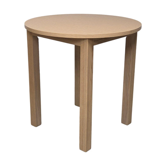 Flip 4800 sidebord fra VAD, heltre eik, Ø60 cm