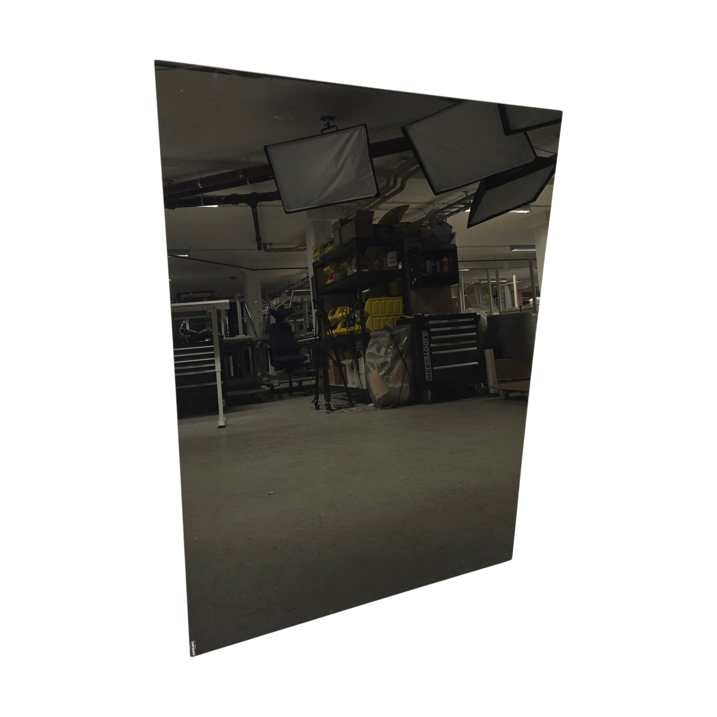 Sort glasstavle, 90x120cm