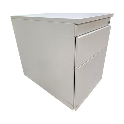 Skuffeseksjon i hvit