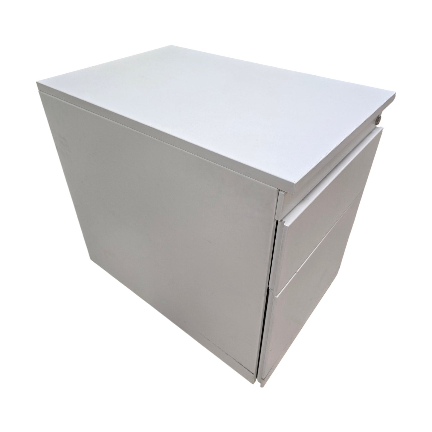 Skuffeseksjon i hvit