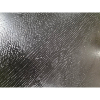 Fiola stuebord fra A-Møbler, svart eik, Ø45 cm