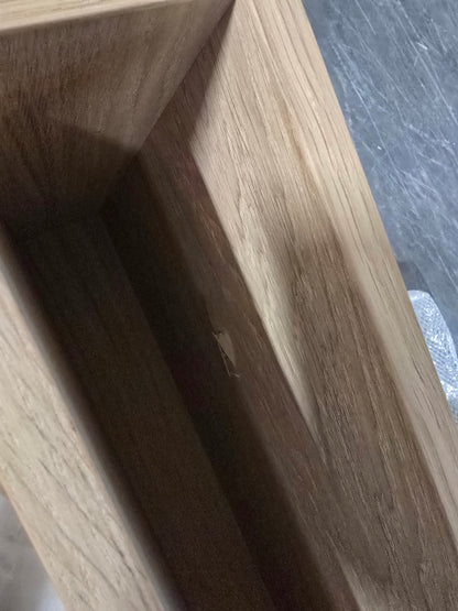 Olea Sofabord lav modell, eik, 70x130x40 cm