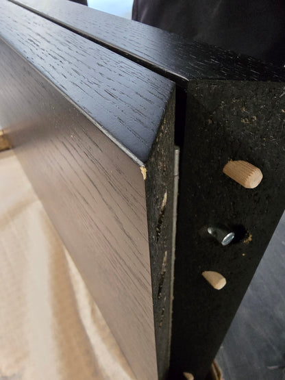 Ellie sofabord fra Kid, svart eikefiner, 120x56x45 cm