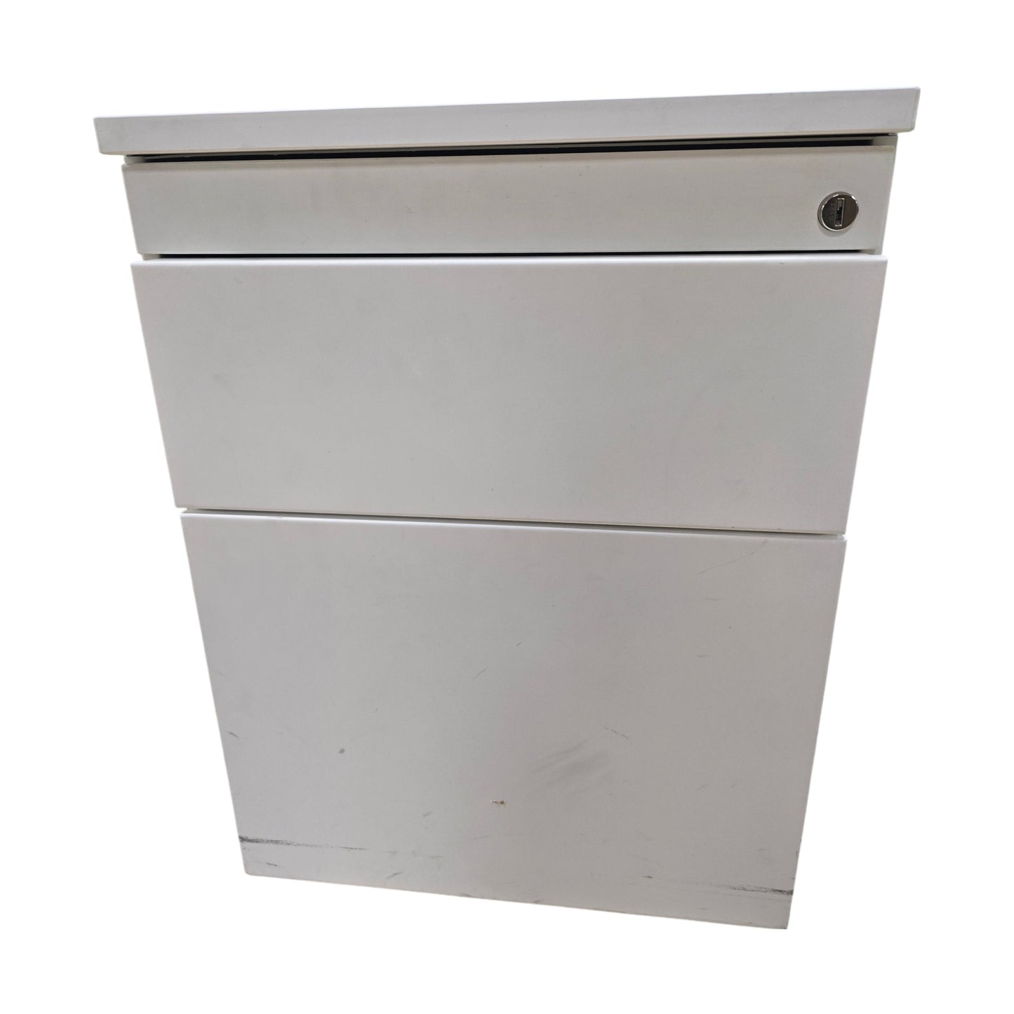 Skuffeseksjon i hvit