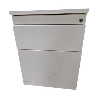 Skuffeseksjon i hvit