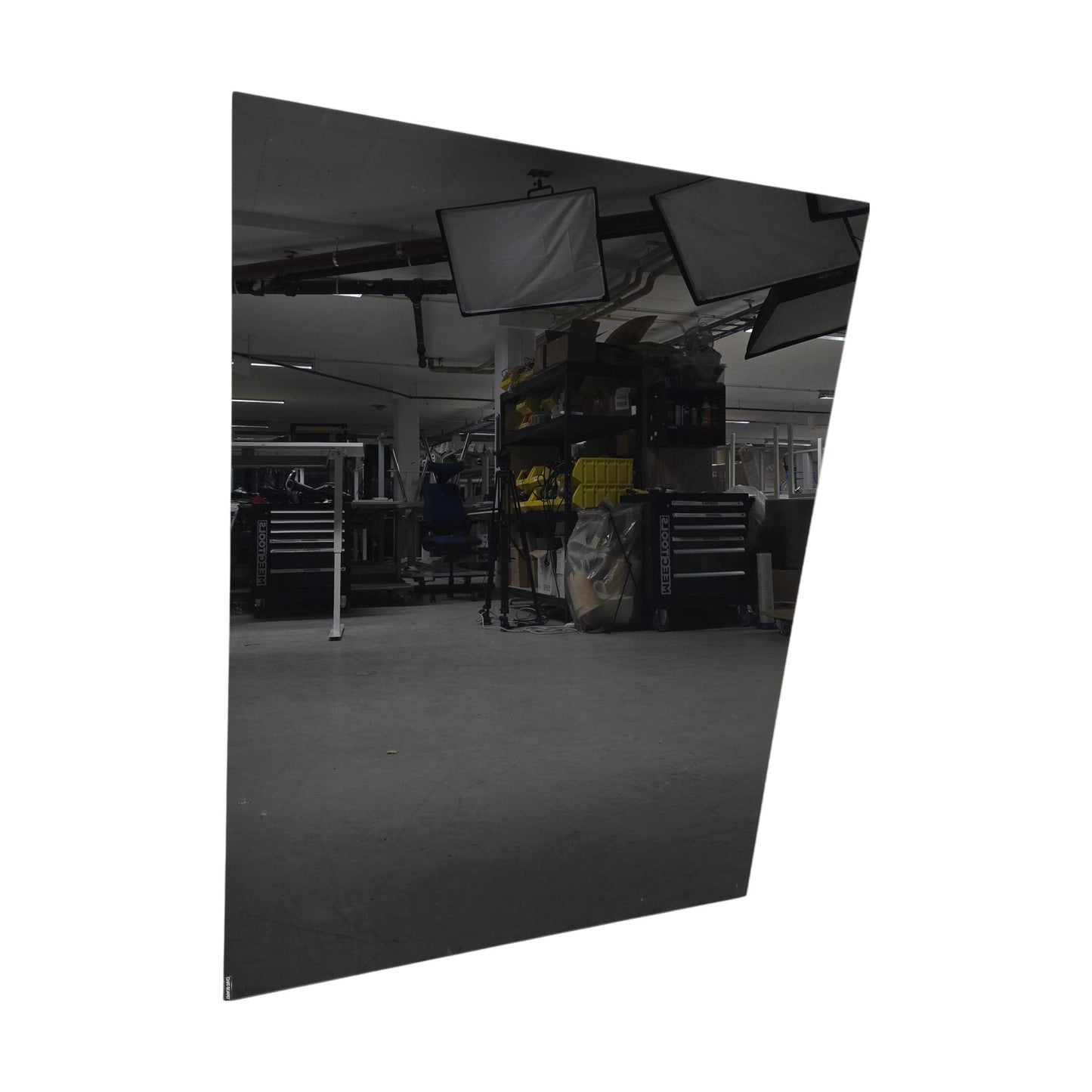 Sort glasstavle, 90x120cm