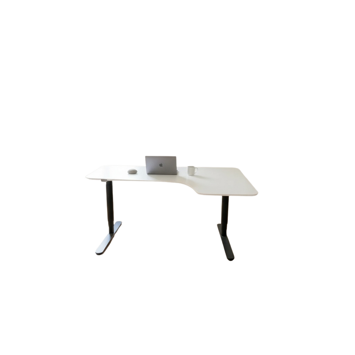 (160x110) IKEA Bekant el hev/senk i hvit