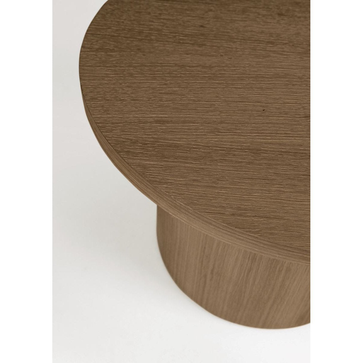 Selja sofabord fra Kid, eikefiner, Ø60 cm