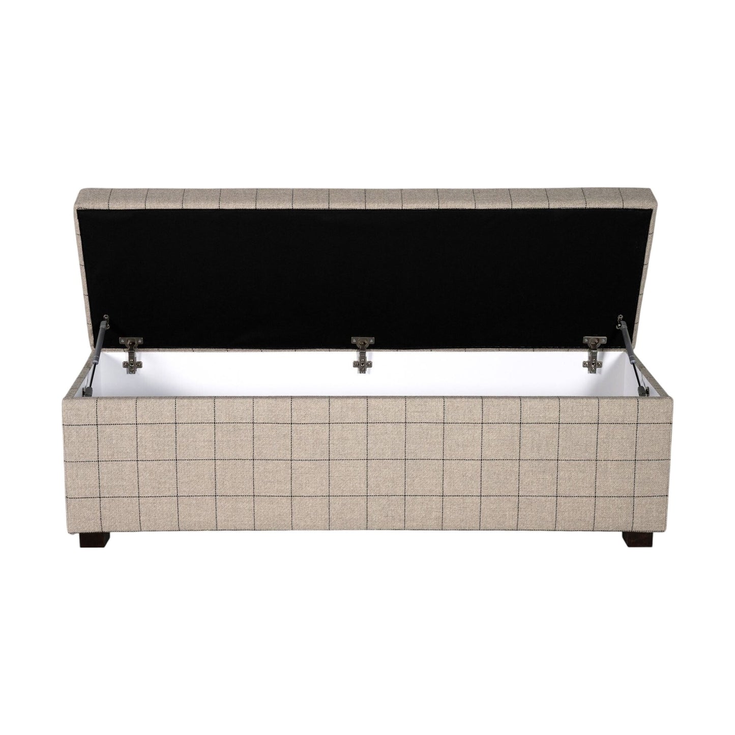 Sengebenk, beige, multifunksjonell, 145x46x47 cm