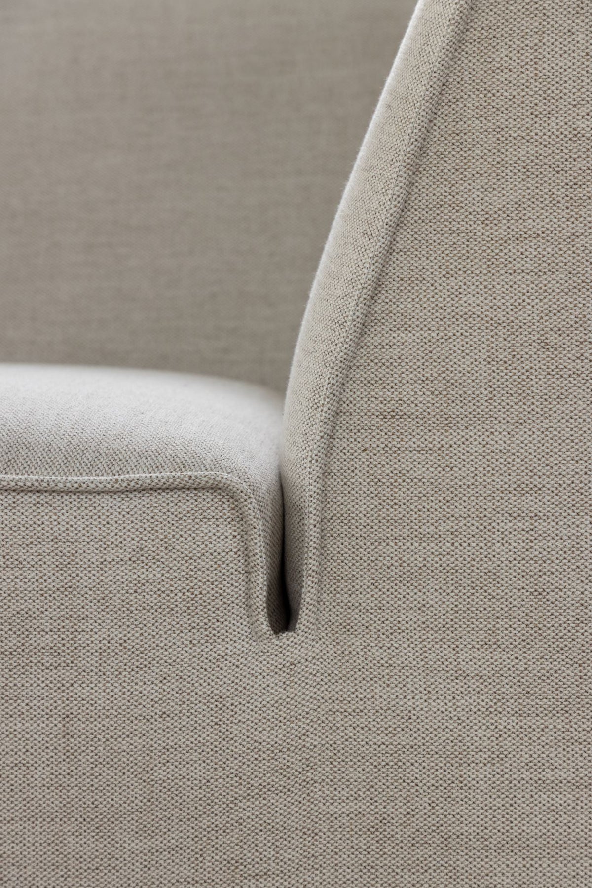 Isa Modul hjørne natur 2-seter sofa fra Kid, slitesterkt tekstil