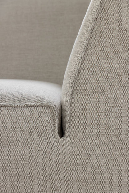 Isa Modul hjørne natur 2-seter sofa fra Kid, slitesterkt tekstil