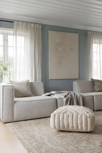 Isa Modulsofa 1,5 seter m/armlene venstre natur - 110x93x73 cm