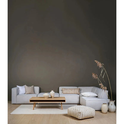 Isa, Forms & Objects, Modulsofa åpen ende høyre natur - 134x93x73 cm