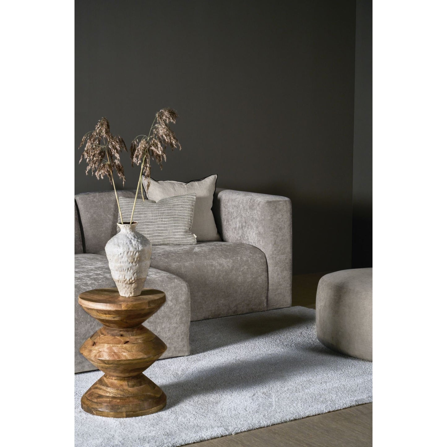 Juno Modulsofa 1,5 seter m/armlene høyre fra Kid, grå, helt ny